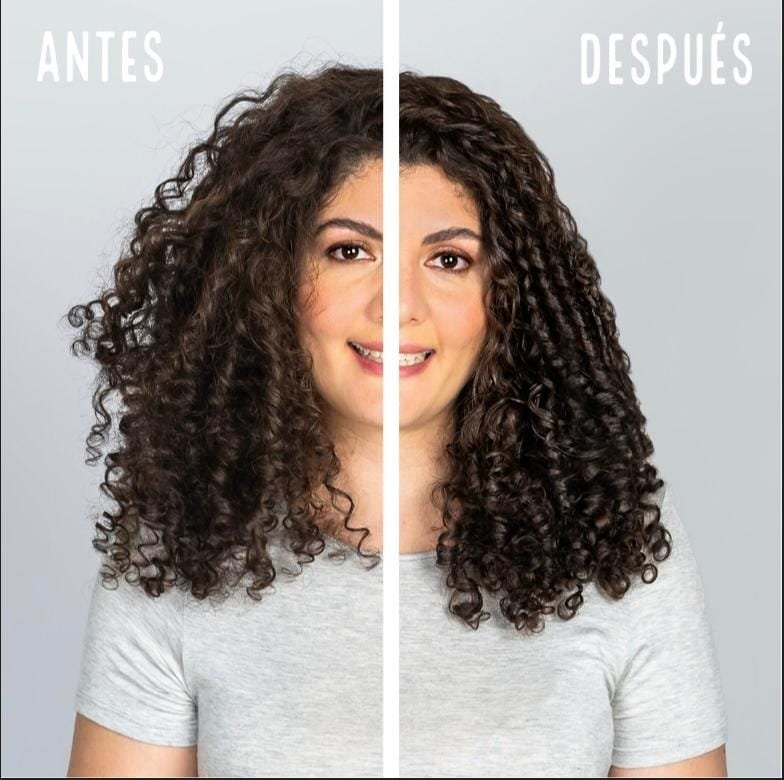 Tratamiento de rizos, hidratación y restauración